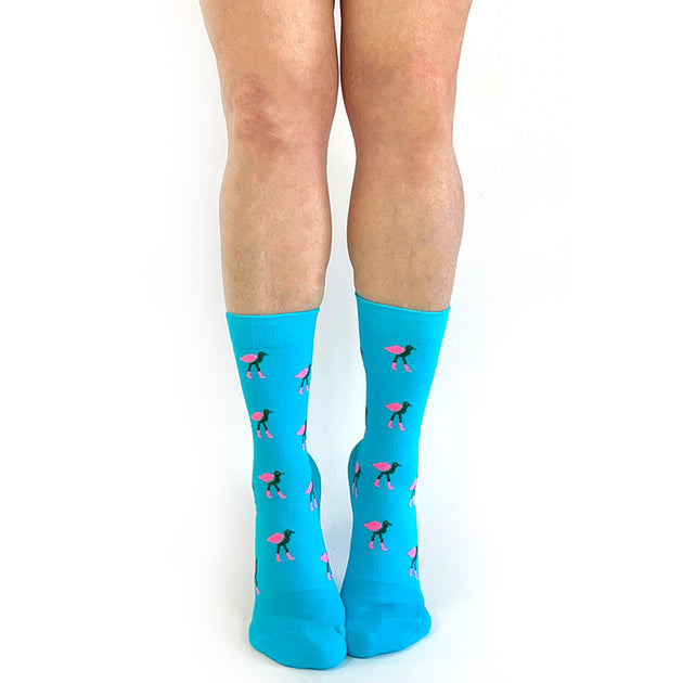 Flock-on-Sock Blue CREW – Lily Trotters