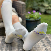 Solid Light Grey Pride Compression Socks